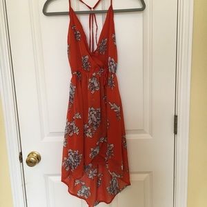 BOG Collective Women’s XS Orange floral dress
